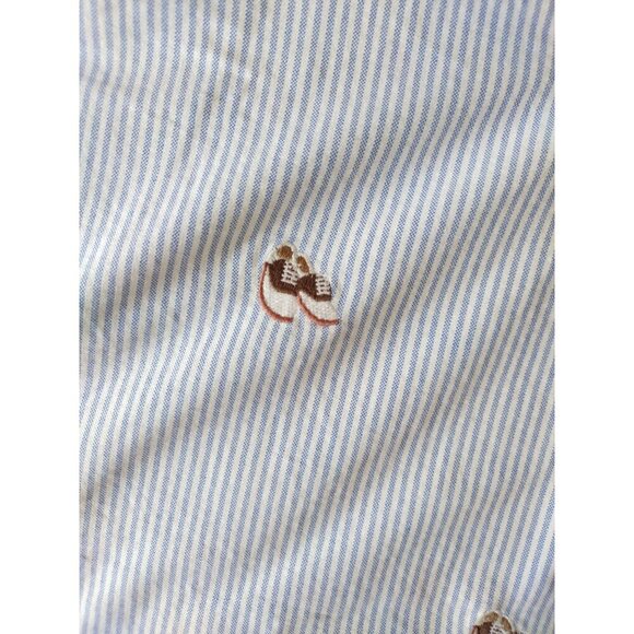 POLO RALPH LAUREN, Cotton shorts, with white and blue stripes, for men, size 36. - Picture 3 of 12
